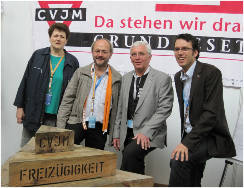 Volkmar Klein auf einer Veranstaltung des CVJM
